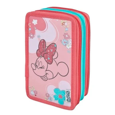 Immagine di Scooli Astuccio Scolastico Tripledecker Minnie Mouse Grande con matite di Alta qualità Pratico e Funzionale a Partire dai 6 Anni