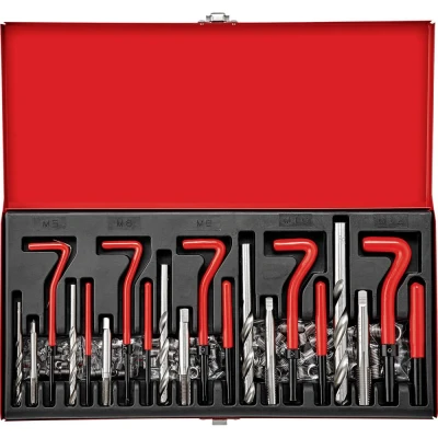 Immagine di TOOLCRAFT TO 5016567 Kit riparazione e ripristino filetto per officine M5, M6, M8, M10, M12