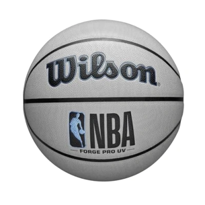 Immagine di Wilson NBA Forge Pro UV Ball WZ2010801XB, Unisex basketballs, grey, 7 EU