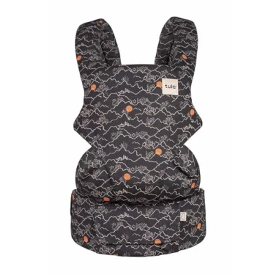 Immagine di Tula Mesh Explore marsupio neonati e bambini ergonomico, estivo, transpirante, regolabile, dalla nascita, varie posizioni, fronte strada, per 3,2 20,4 kg, Mojave