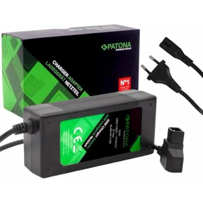 Immagine di PATONA Premium Caricatore D Tap 3A per Sony BP 95W, 190WS, DSR 250P, 600P, 650P, 652P, Alimentatore V Mount di Alta Qualità Camcorder Professionali &amp; Luce Continua