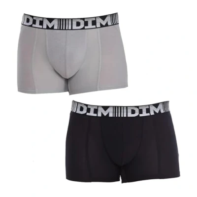 Immagine di DIM Boxer Seamles in Micro Uomo x2, Nero/Grigio, L