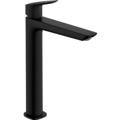 Immagine di hansgrohe 71257670 Miscelatore monocomando lavabo, Nero Opaco, Auslaufhöhe 240mm