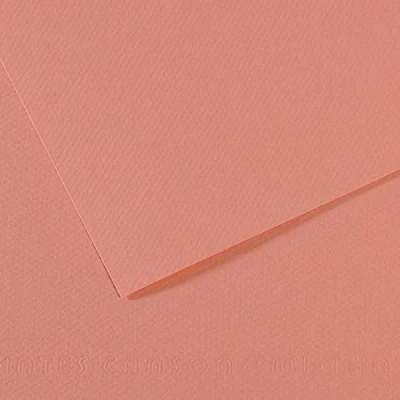 Immagine di Canson Mi Teintes Carta Colorata in polpa Tinta, 160 g/m2, Rosa (Orchid 352), 21x29,20, 25 unità