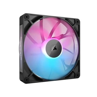 Immagine di Corsair iCUE LINK RX140 RGB Ventola per PC case Nero (L x A P) 140 25 mm incl. Illuminazione LED
