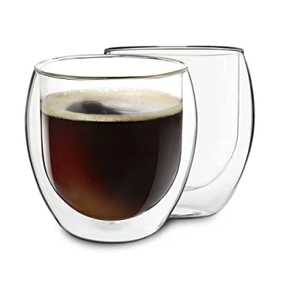 Immagine di DUOS® tazza da caffè a doppia parete (2 x 310 ml) parete, vetro espresso, latte macchiato, caffè, bicchiere