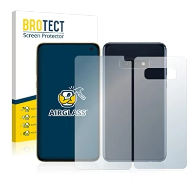 Immagine di brotect Pellicola Protettiva Vetro per Samsung Galaxy S10e (Fronte+Retro) Protezione Schermo [Durezza Estrema 9H, Chiaro]
