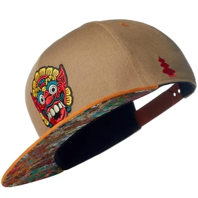 Immagine di Cadency® Cappellino Snapback Bali, unisex, Taglia regolabile, cachi, unica