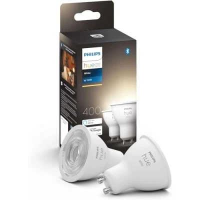 Immagine di Philips Lighting Hue Kit 2 lampadine LED 871951434014500 ERP: F (A G) White GU10 Doppelpack 2x400lm 10.4 W Bianco caldo