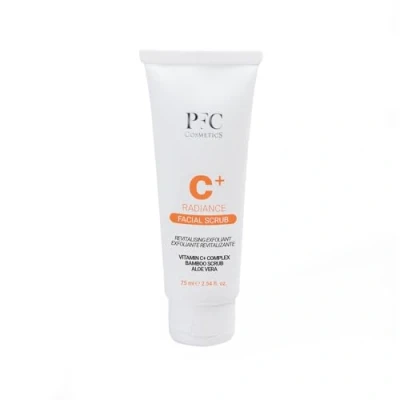 Immagine di PFC Cosmetics Crema Scrub esfoliante viso con vitamina C+ stabilizzata.75 ml. Pulisce e rigenera. Rimuove impurità cellule morte, ammorbidisce tutti i tipi di pelle. Idratante