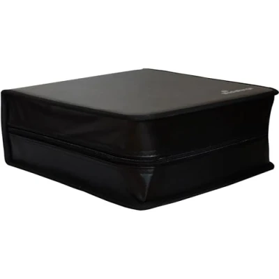 Immagine di Custodia per CD MediaRange 200 CD/DVD/Blu ray Ecopelle Nero 1 pz. (L x A P) 314 118 312 mm BOX93