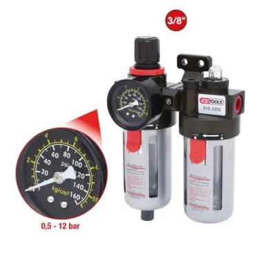 Immagine di KS Tools 515.3350 Gruppo trattamento aria compressa,3/8&quot;