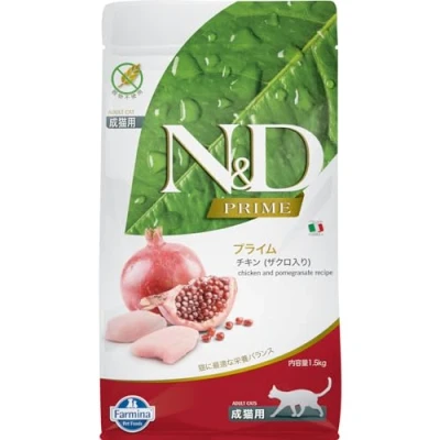 Immagine di 2 x 1,5 kg Farmina N&amp;D Grain Free Adult Cat Pollo e Melograno