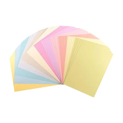 Immagine di Cartoncino Florence Liscia Materiali per Biglietti colorati A4 Pastel 12 x 5 Fogli Carta Scrapbooking, e altri Progetti con la 216 gsm