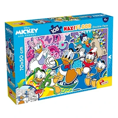 Immagine di Lisciani Giochi Disney Puzzle DF Maxi Floor 108 Paperino, Colore, 91782