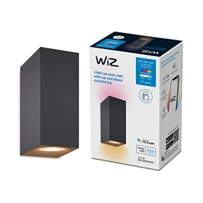 Immagine di WiZ Up&amp;Down Spots 2x5W B 22 65K RGB Wall 8719514554610 Faretto da soffitto GU10 10 W Nero