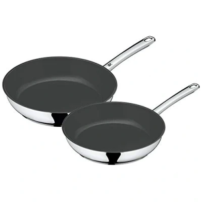 Immagine di WMF Cromargan Devil Set Padelle, Acciaio Inossidabile, Argento, 48.5 x 30 14.5 cm