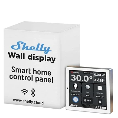 Immagine di Shelly Wall Display touch a parete Wi Fi