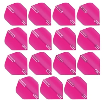 Immagine di RED DRAGON Hardcore XT Fluoro Rosa Volo Dart Standard di Spessore Extra 5 Set per Confezione (15 Voli in Totale)