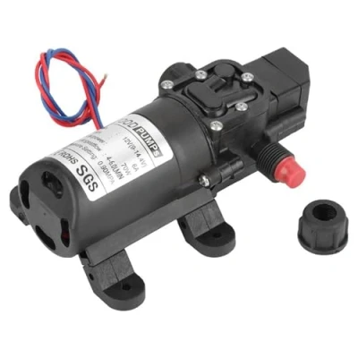 Immagine di KSTE Pompa Autoadescante 12V, DC 12V 0.9Mpa 6L / Min alta pressione a membrana adescamento Auto per Caravan Camping Giardino Irrigazione, 70W Pompe Acqua