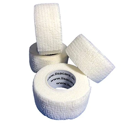 Immagine di Lisa Care finger Dirt grasso e resistente Elastico impermeabile intonaco Selezione di colori 4 rotoli 2.5 cm x 4.5 m