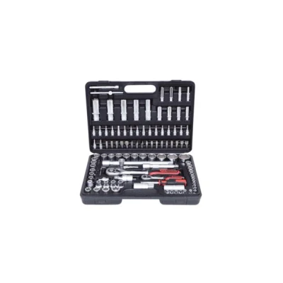 Immagine di KS TOOLS 911.0708 Set bussole 108 Acciaio al cromo vanadio 1/2, 1/4Pollici con funzionalità cricco Quadrato