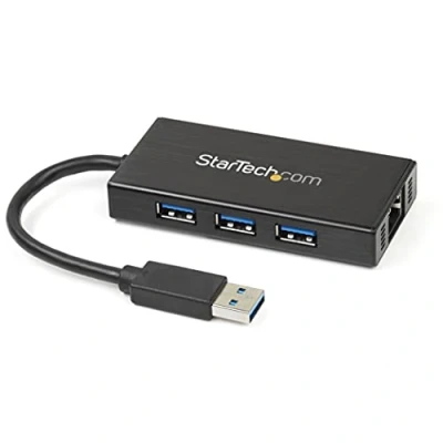 Immagine di STARTECH HUB PORTATILE USB 3.0 CON GBE