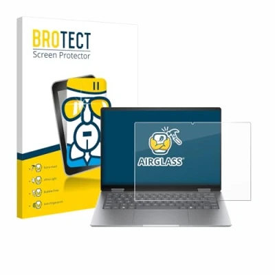Immagine di brotect Pellicola Protettiva Vetro per HP Envy x360 14 2 in 1 Protezione Schermo [Durezza Estrema 9H, Chiaro]