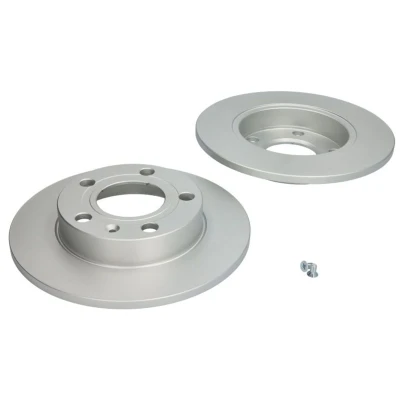 Immagine di DELPHI BG2753C Disco freno 245 10 5 pieno rivestito non trattato senza cuscinetto ruota, anello sensore ABS AUDI: A4 B7 Sedan, B6/B7 Cabrio
