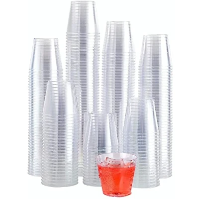 Immagine di KAHEIGN 300Pz Bicchierini Da Colpo in Plastica, 30ml Tazze Dessert Rotonde Tazza Trasparente Per Antipasto Semifreddo Bicchieri Portata Riutilizzabili Mousse Budino Whisky Jello (4,3 x 4cm)