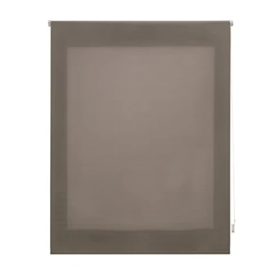 Immagine di Uniestor Tenda a rullo traslucida tinta unita Marrone, 120 x 175 cm (Larghezza Altezza) Dimensioni del tessuto 117 170 cm. avvolgibile