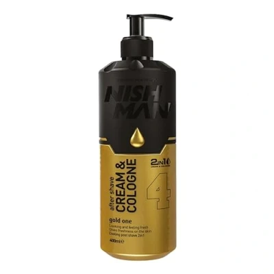 Immagine di NISHMAN After Shave Cream &amp; Cologne 4 Gold One 400 ml