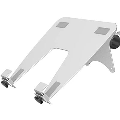 Immagine di ergounion VESA Vassoio per laptop braccio monitor, 100 x mm, supporto laptop, notebook e tablet fino a 17,5&quot;, colore: Argento