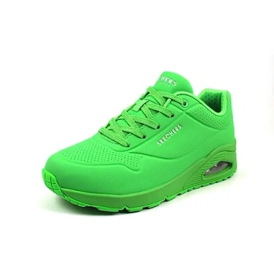 Immagine di Skechers Sport UNO Sneakers basse, Donna, Taglia: 38, Green durabuck / mesh Pelle sintetico