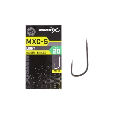 Immagine di Matrix MXC 5 Barbless Spade End Witvishaken (10pz) Misura 16 Ami per pesce bianco