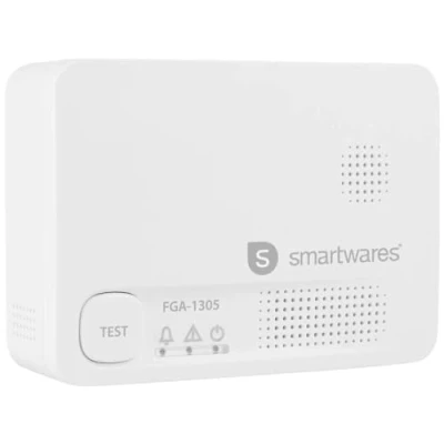 Immagine di Smartwares FGA 13051 Rilevatore Monossido di carbonio inclusa batteria con 5 anni vita a Rileva