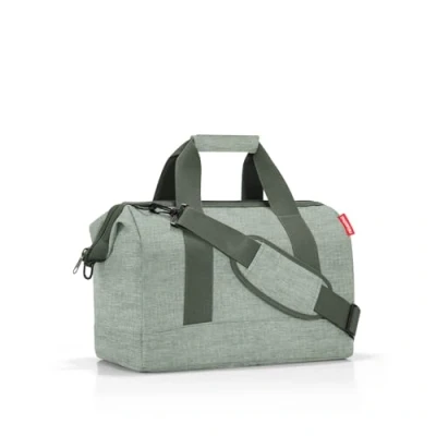 Immagine di reisenthel allrounder M twist sage borsa da viaggio, formato cabina, con ampia apertura e tasche interne (18L)