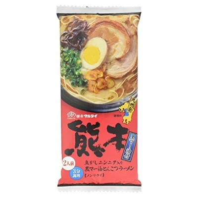 Immagine di MARUTAI Kumamoto Tonkotsu Instant Noodle Soup Ramen Non fried For 2 servings