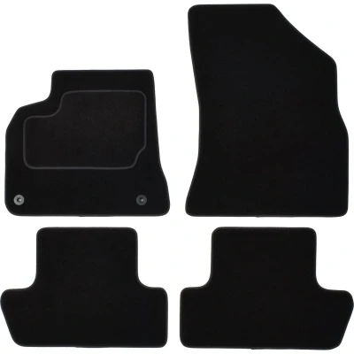 Immagine di MAMMOOTH A041 PGT330 PRM 01 Set tappetino Tessile anteriore e posteriore 4 nero PEUGEOT: 5008 I