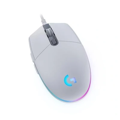 Immagine di Logitech G203 LIGHTSYNC Mouse Gaming con Illuminazione RGB, Personalizzabile, 6 Pulsanti Programmabili, Sensore per Gaming, Tracciamento a 8.000 DPI, Peso Ridotto Bianco