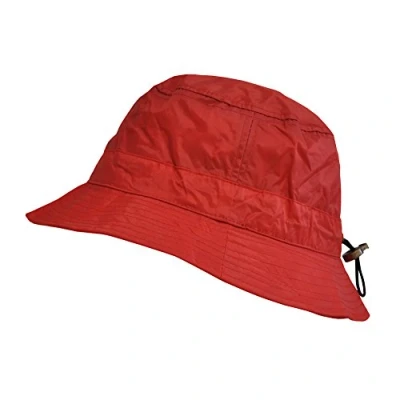 Immagine di Toutacoo, Cappello da Pioggia Aspetto Nylon Regolabile (02 Rosso/Small)