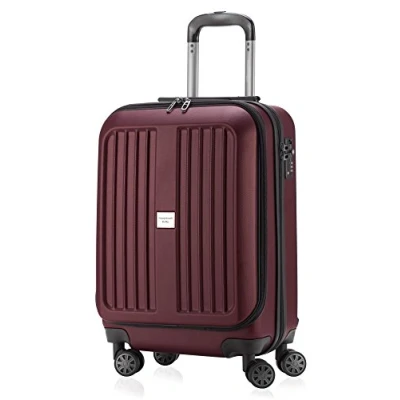 Immagine di HAUPTSTADTKOFFER X Berg Set di 3 valigie Bagaglio a mano, Trolley medio, Valigia grande ABS, TSA 258 litri, Borgogna