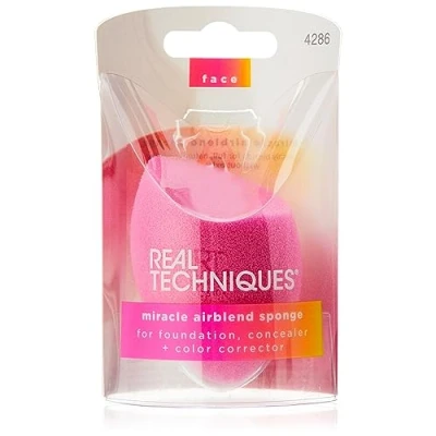 Immagine di Real Techniques Chroma Miracle Spugna per la miscelazione del trucco, fondotinta liquido e crema, finitura rugiada o opaca, 1 pezzo