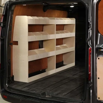 Immagine di Vanify Scaffali per Furgone FORD TRANSIT CUSTOM L1 2012+ Estantería para todo el lado del conductor