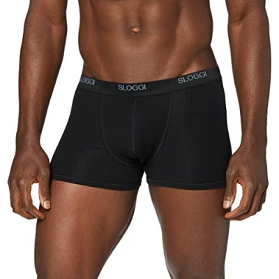 Immagine di Sloggi Basic Short, Boxer Uomo, Nero (Black), 4