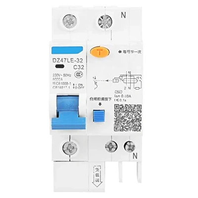 Immagine di Interruttore di corrente, DZ47LE 32 1P + N C32 RCCB corrente residua 30 mA 230 V