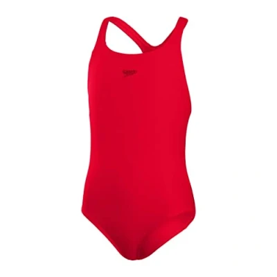 Immagine di Speedo Girls Medalist Costume da bagno per bambini, Taglia: 176, Red