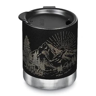 Immagine di Klean Kanteen Camp Mug Tazza con incisione laser, 350 ml, colore: Nero spazzolato
