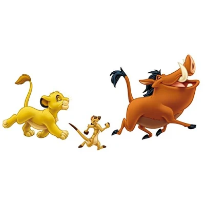 Immagine di RoomMates Re dei Leoni Simba, Pumbaa, Timon, multicolore, Normale