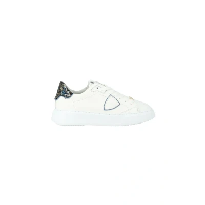 Immagine di Philippe Model Sneaker Temple in Pelle Bianca E Nera, Taglia: 40